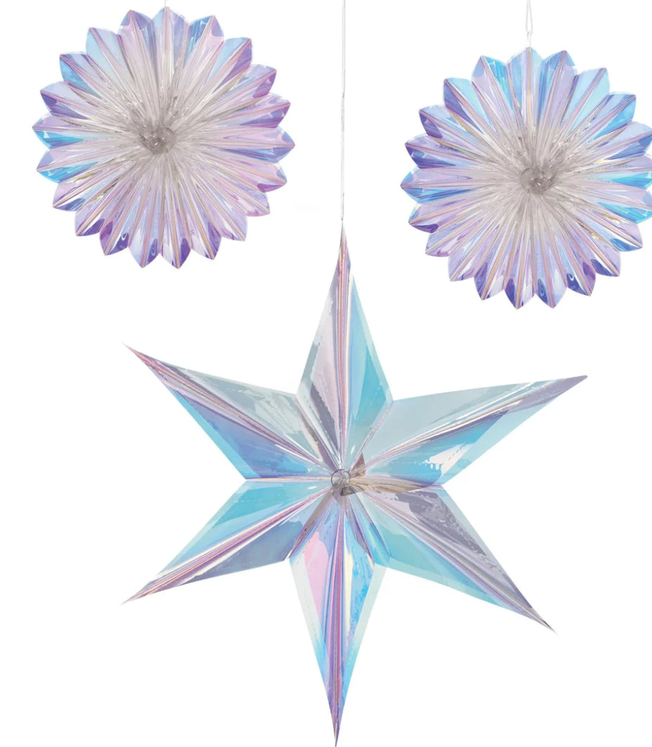 Hanging Decorations estrellas tornasol