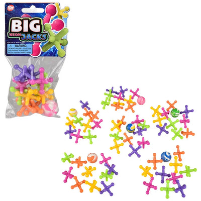 Large Neon Jacks Set 1.50" 12/13 X Unidad