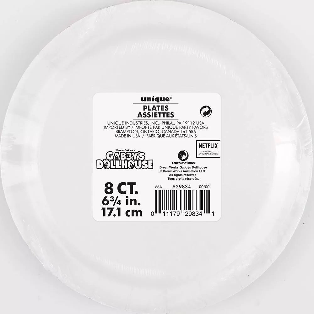 Gabby's Dollhouse Plates (x8u)