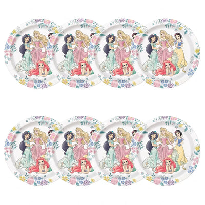 Disney Princess Plates 7" (x8u)