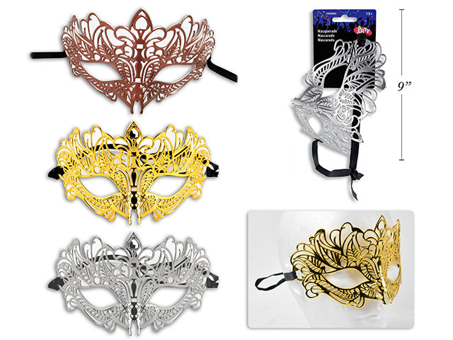 Máscara con Encaje 7.5" x 4.5" (x1u) - 3 Colores