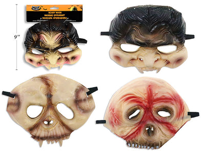 Máscara PVC Terror Sin Mentón Adulto Surtida