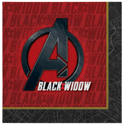 Lunch Napkins Black Widow