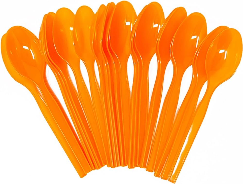 ORANGE SUNKISSED SPOONS 24CT