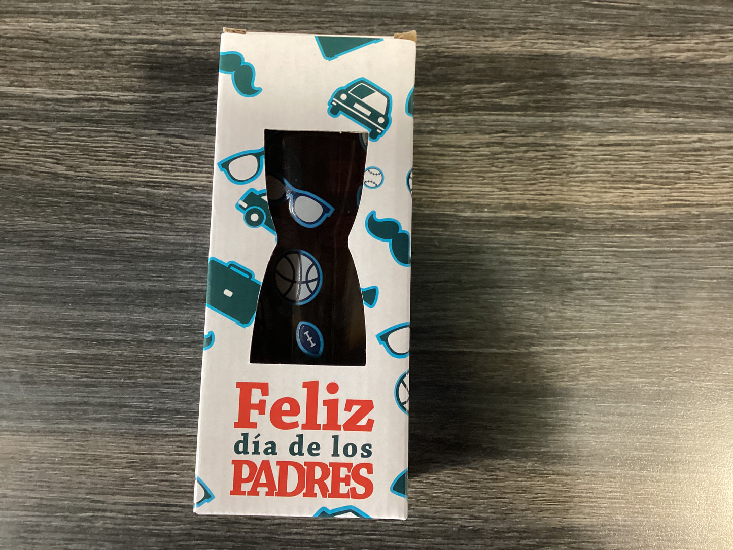 Feliz Dia de Los Padres Vaso Vidrio