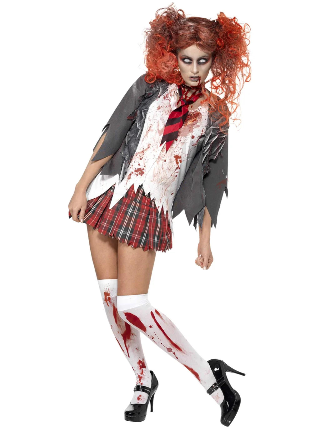Zombie Schoolgirl Adult Woman Costume