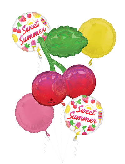 Bouquet Sweet Summer Fruity Mix Foil Balloon