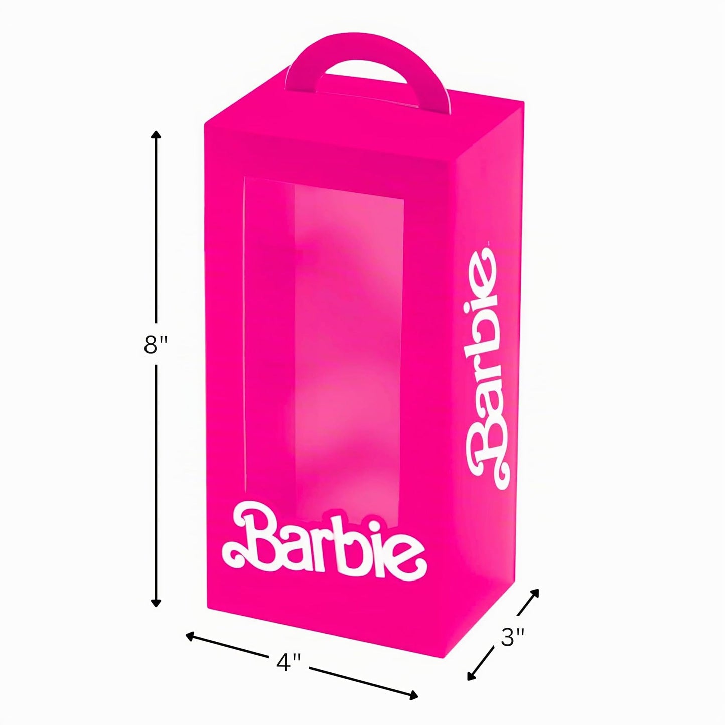 Malibu Barbie Doll Favor Boxes 4ct 8in x 4in x 3in