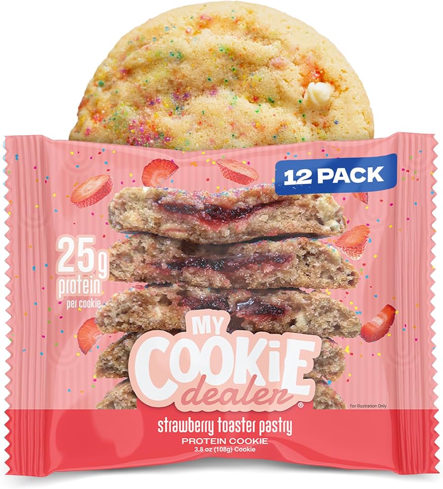 My Cookie Dealer Strawberry Toaster Pastry Protein Cookie 2.2oz