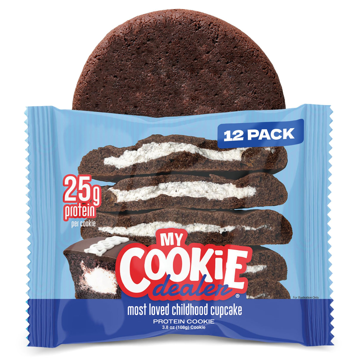 My Cookie Dealer Most Loved Childhood Cupcake Protein Cookie 2.2oz