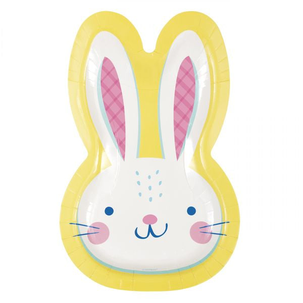 Platos Conejito Pascuas (8u)