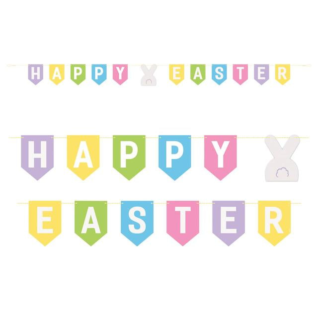 Happy Easter Banner Pennant (x1u)