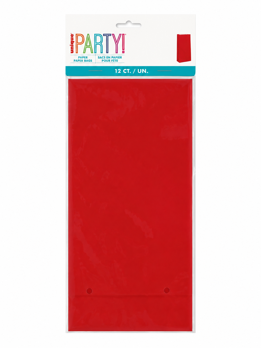 Paper Bags Red 12ct