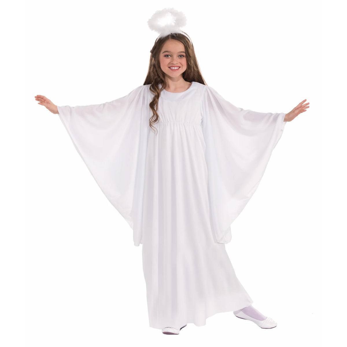 White Angel Kids Girl Costume