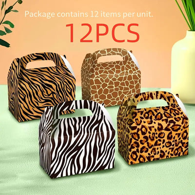 Cookie Boxes Safari (x12u)