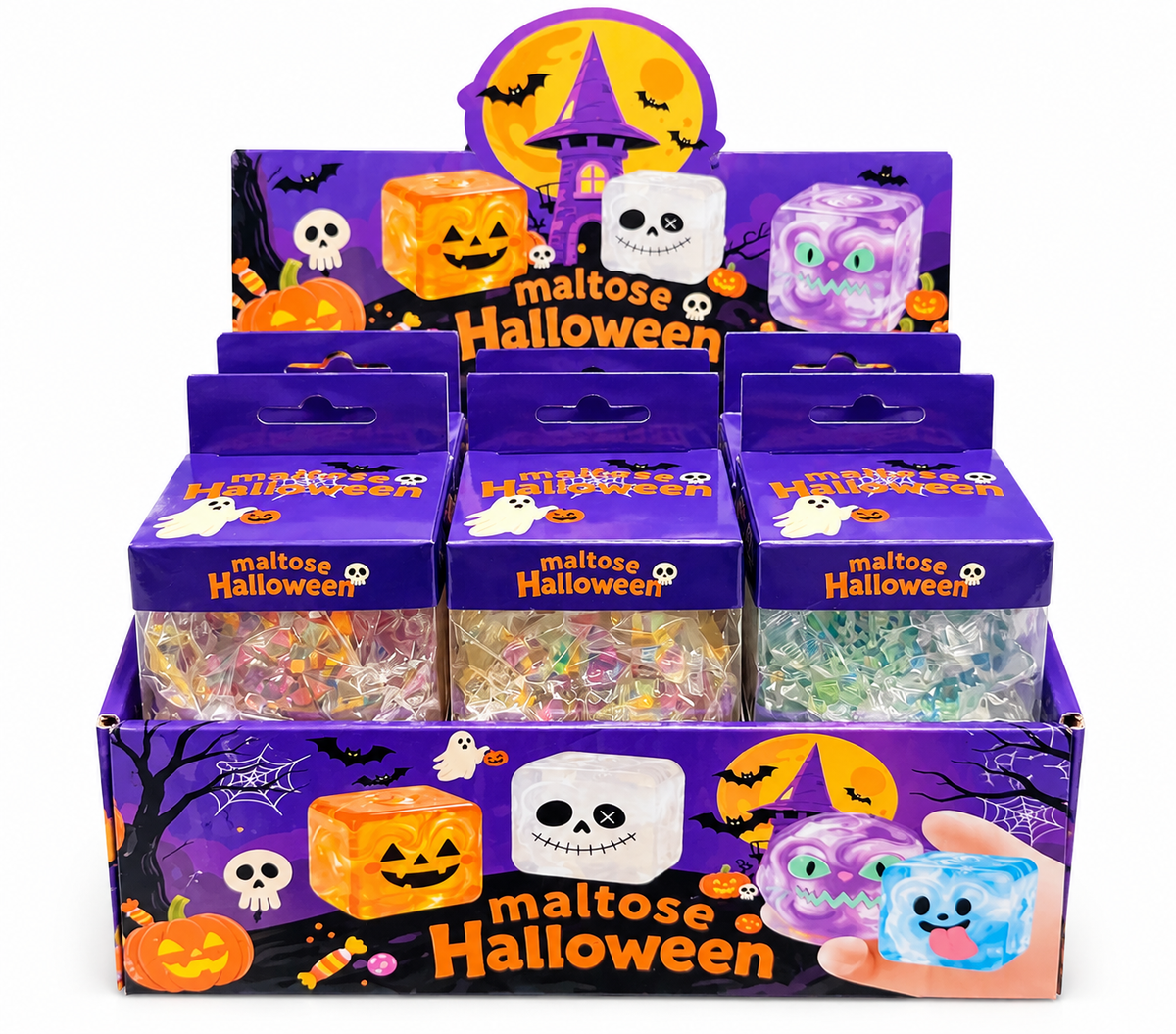 Halloween Maltose Ghost Shaped Squishy (x1)