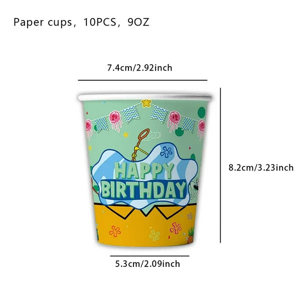 Vasos Spongebob (x10u)