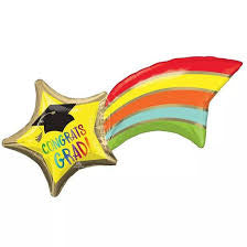Rainbow Grad Shooting Large Shape