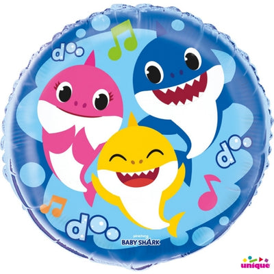 18” Baby Shark Foil Balloon