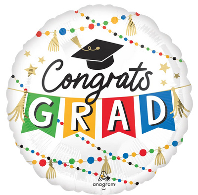 Globo “Congrats Grad” Standard 17in