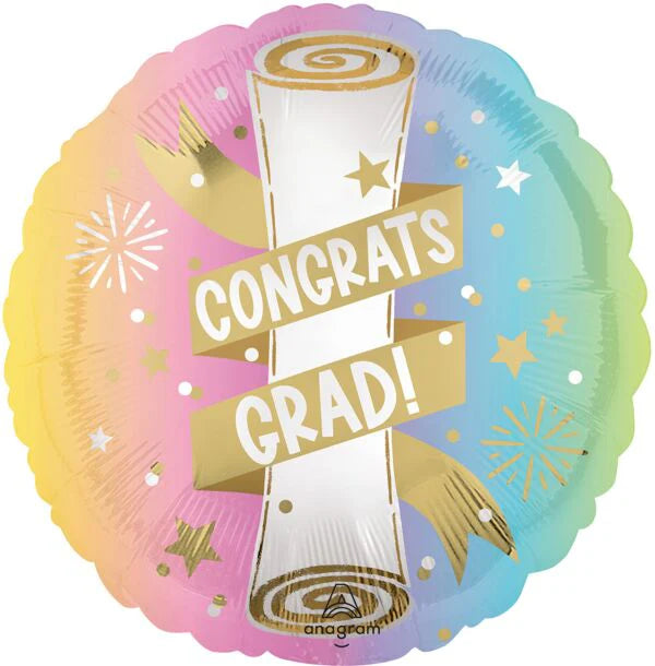 Globo Grad 18” Satin Pastel Foil