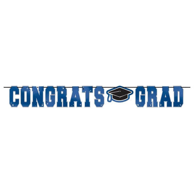 Grad Large Banner Blue