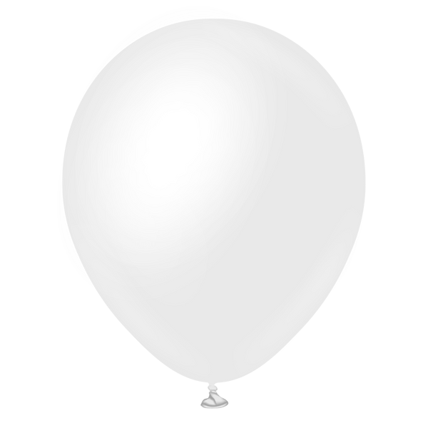 Gemar Balloon 12" White 50pcs