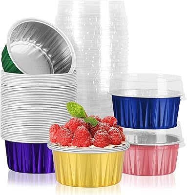 Foil Bowl Redondo Con Tapas 50pcs