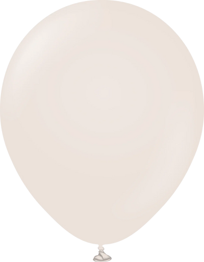 Kalisan Balloons 5" Retro White Sand 50ct