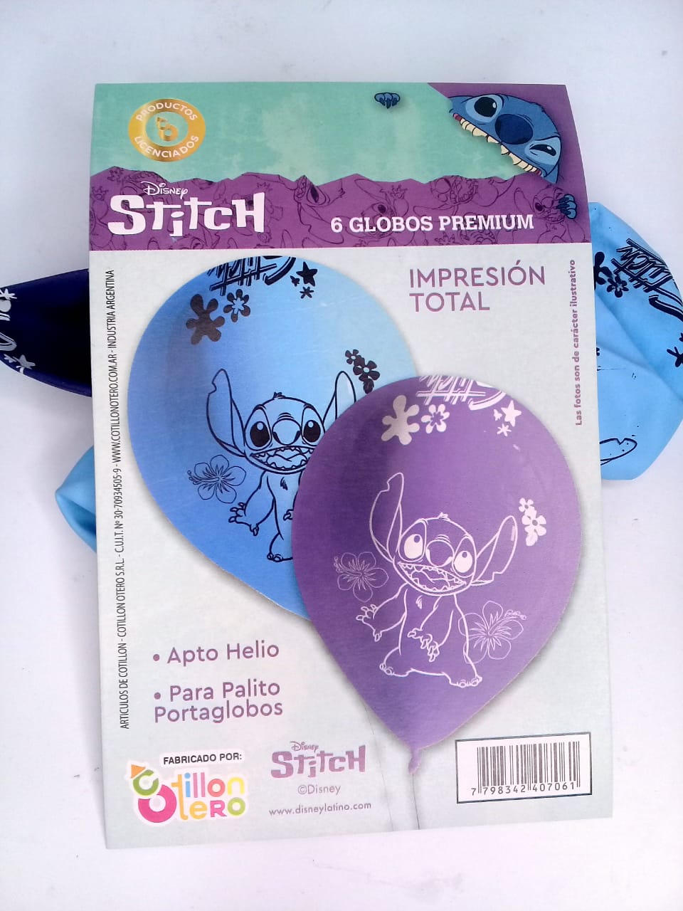 Globo 12" Stitch x6