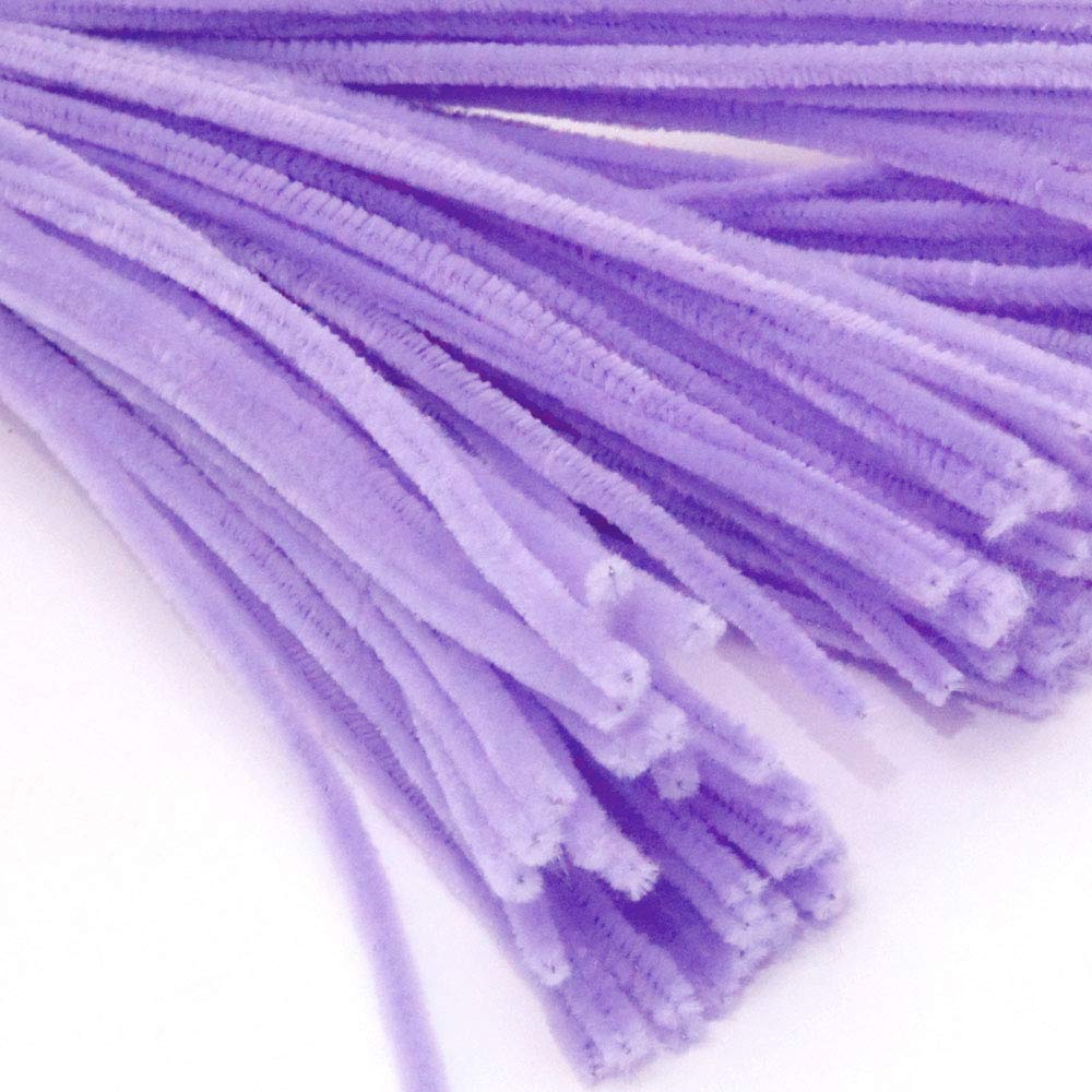 Chenille Stem Lavender 12” x 25pcs