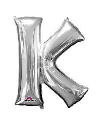 Globo Air Filled K Silver