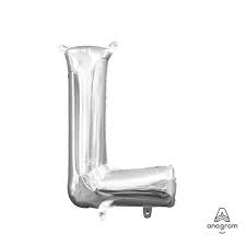 Globo Air Filled L Silver