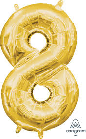 Mini shape 8 Gold 16"