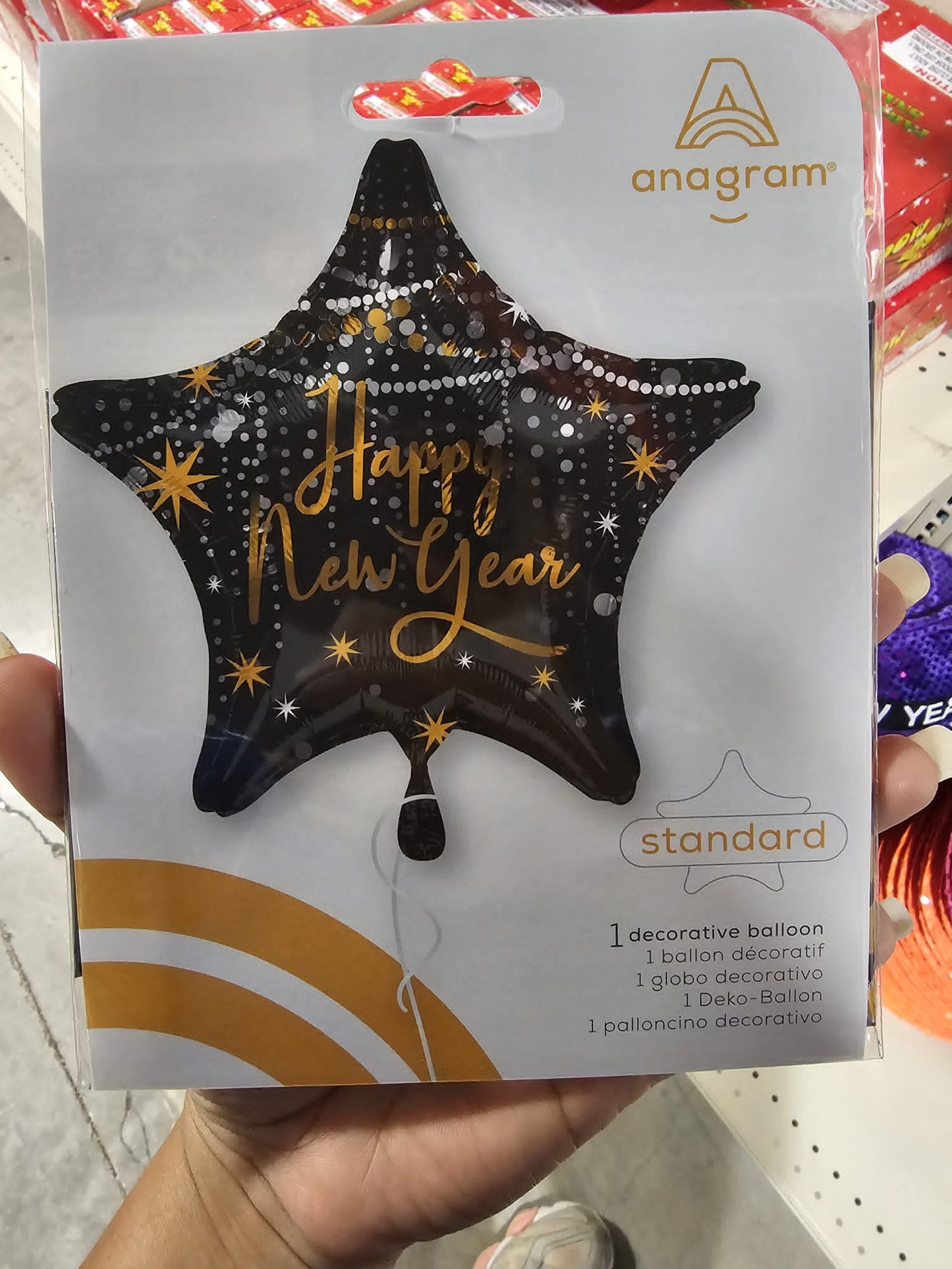 19" HAPPY NEW YEAR (ESTRELLA)