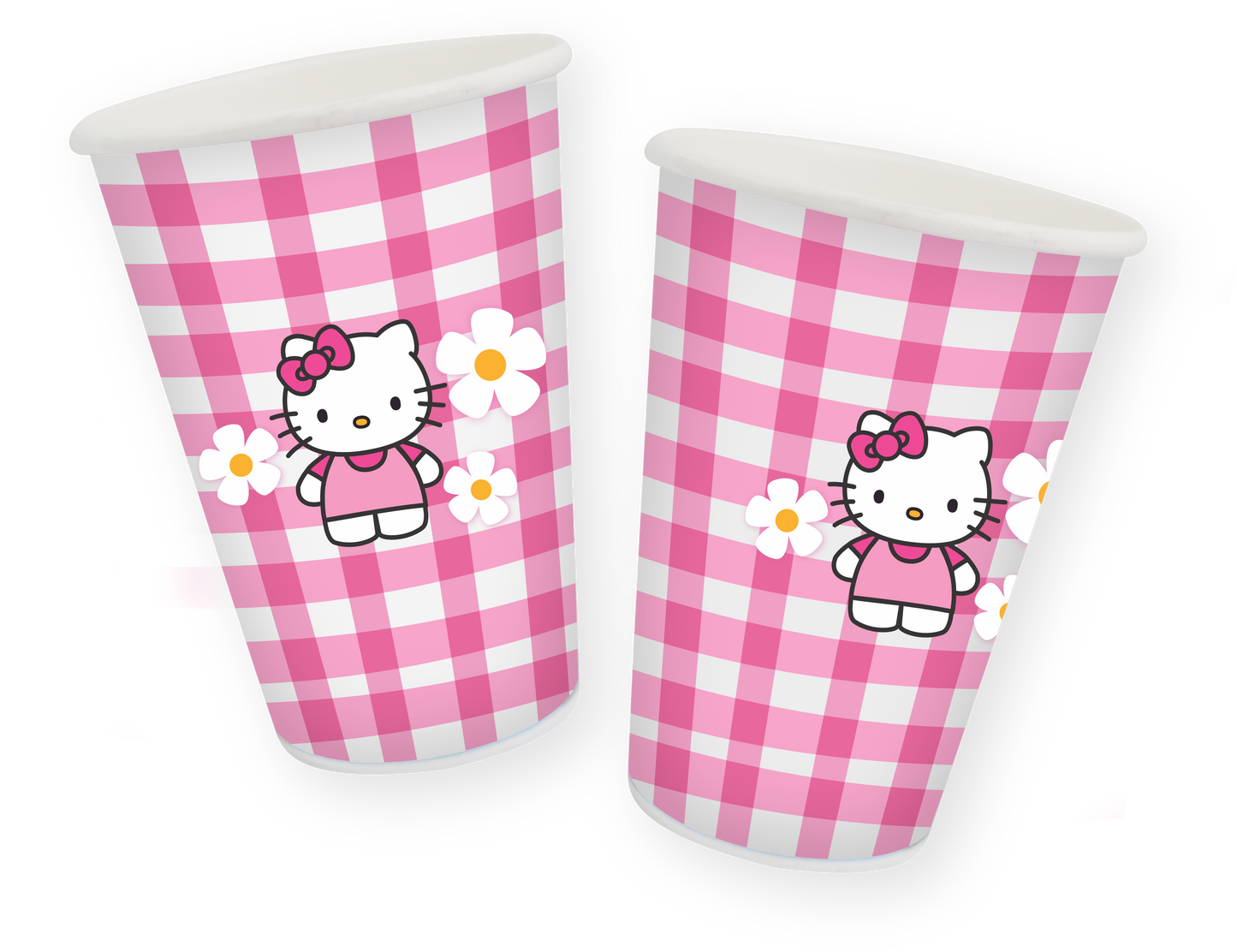 VASOS HELLO KITTY (x8 UNIDADES)