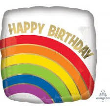 Happy Birthday Rainbow Balloon