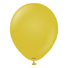 Kalisan 12" Retro Mustard 50pcs