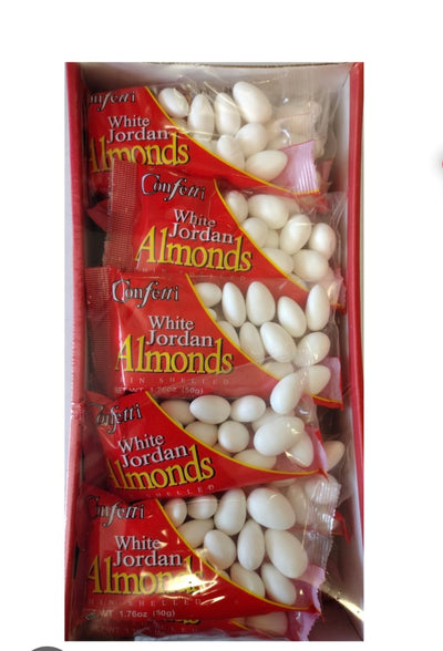 Confetti White Jordan Almonds 1.76oz