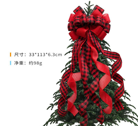 Moño Rojo Adornos Arboles de Navidad