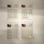 Sticker Glitter Faciales 13.5x17.5cm (x1u)