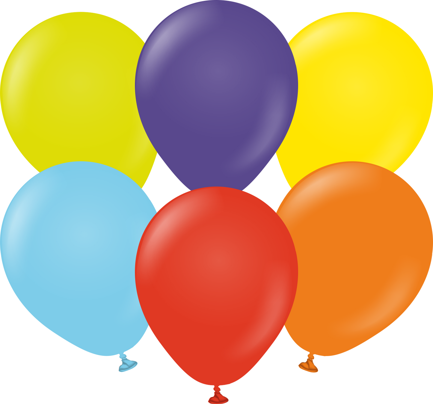 Kalisan 5" Standard Rainbow Assortment (50 Per Bag)