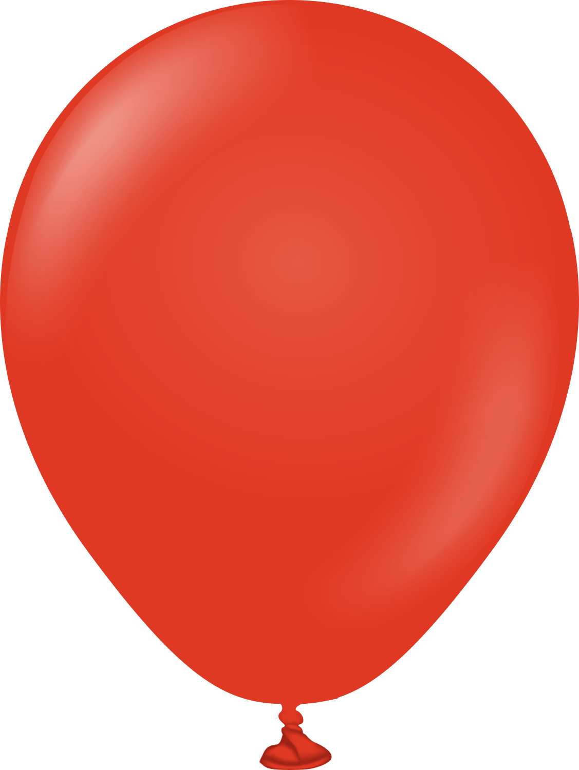 5" Kalisan Latex Balloons Standard Red (50 Per Bag)