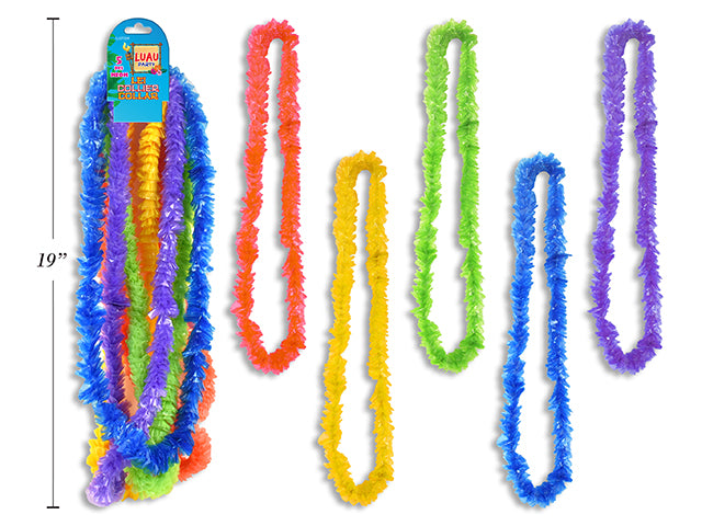 Collares Hawaianos Neon Hula 33in (5pcs)