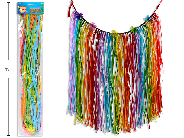 Falda Hawaiana Hula Multicolor 65 cm