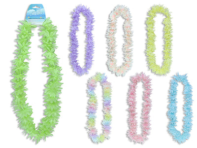 Collar Hawaiano Luau Pastel (1pc)