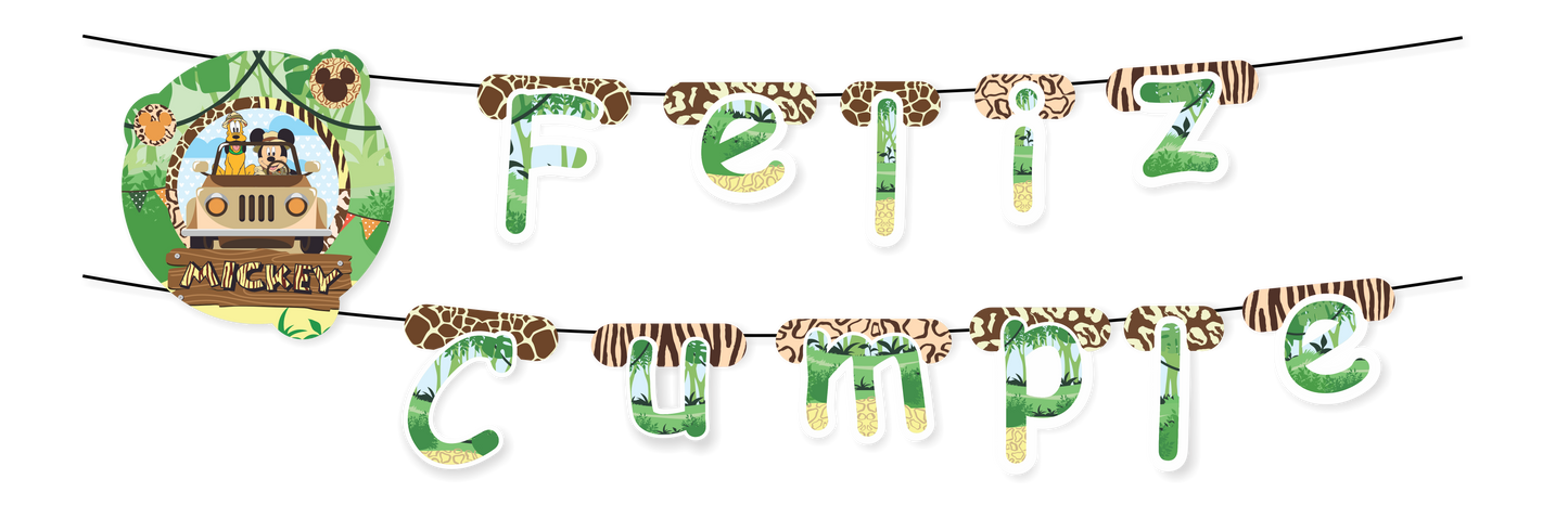 LETRERO MICKEY SAFARI