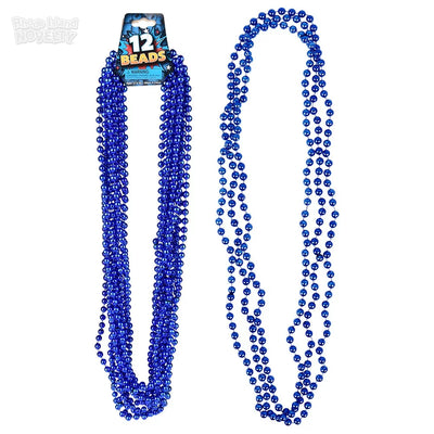 Blue Beads Necklaces 12pcs