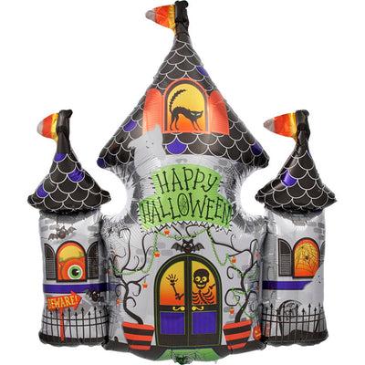33" Haunted House Foil Balloon
