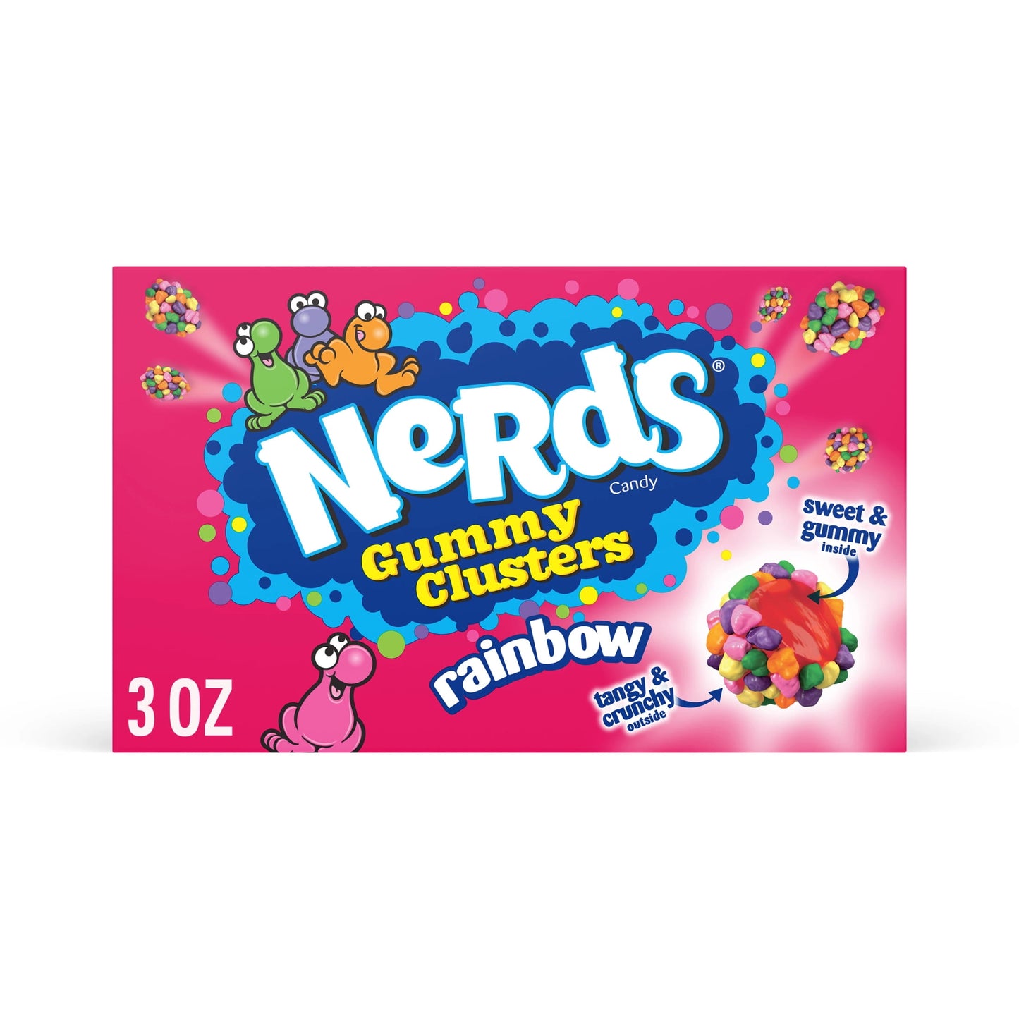 Nerds Gummy Clusters Rainbow Box 3oz